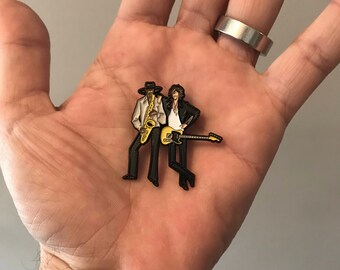 Bruce Springsteen and Clarence Clemons Enamel Pin