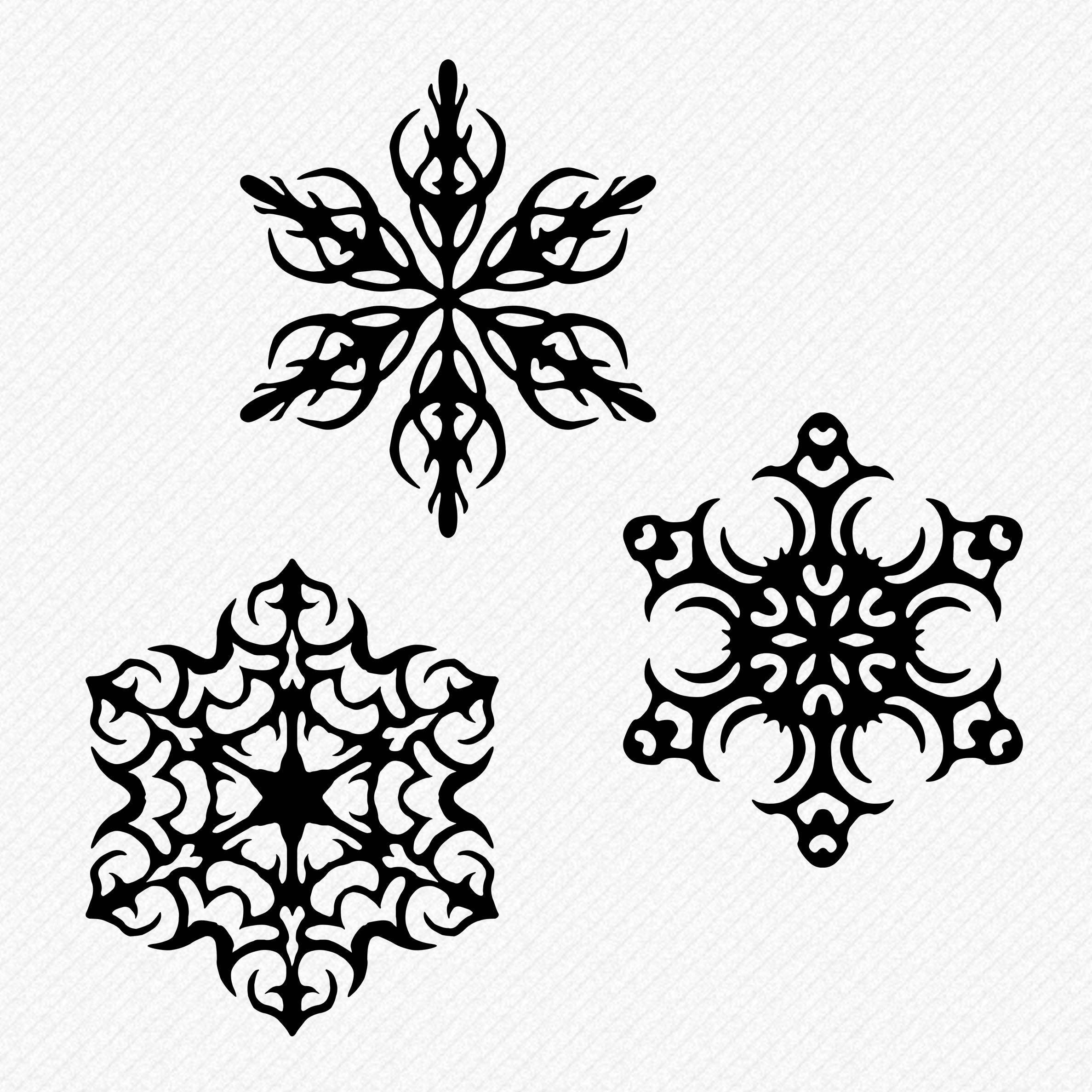 Snowflake svg Cricut Snowflake Silhouette Snowflake