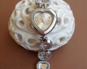Vintage wristwatch for women with Swaroski