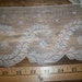 2 yd. length Antique cotton wide lace 5" wide beautiful pattern