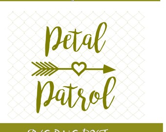 Petal Patrol Svg Petal Svg Wedding Party Design Svg Patrol Png Bride Png Wedding Party Design