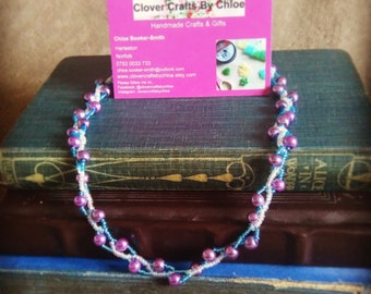Handmade Twig and Berry Style Necklace