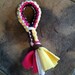 Dog Tug of War Chew Toy With Handle Fleece Knotted Dog Toy Pink White Yellow Black Toy Ready To Ship