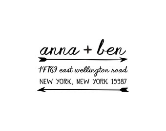Arrow Return Address Stamp