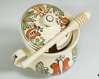 Ceramic Honey Pot for Honey !