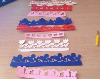 Baby border in small size