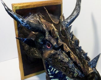 3D Mounted Dragon's Head