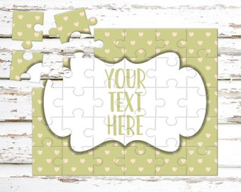 Create Your Own Puzzle - Pregnancy Announcement - Custom Puzzle - Personalized Puzzle - Announcement Ideas - Wedding Announcement - CYOP0203