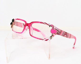 Reading Glasses with Pink Flamingo, +2.50