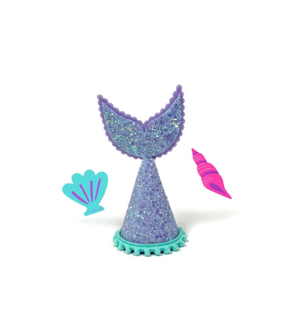 Dog Mermaid Costume || Dog Mermaid Hat || Dog Birthday Party Hat || Pet Party Decor || Animal Party Hat || Dog Gift || Dog Clothes