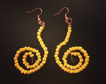 Yellow Swirl Beauty