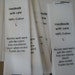 Garment Labels, Satin Labels, Size Content Care Labels, 50 Size L, 100% Cotton Labels, Sew In Labels, Print Labels, Fold-Over Labels