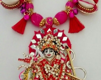 hindu goddess durga/kali festival pendant/necklace