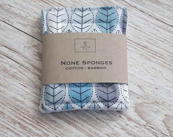 Winter Leaf Heavy Duty None Sponges. Pan Scrubber Zero Waste. reusable sponge, plastic free, unsponge