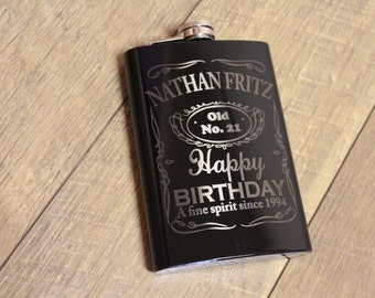 Birthday Flask Gift for Man