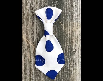 Dapper Dots - Over the Collar - Dog Neck Tie - Little Dog - Big Dog
