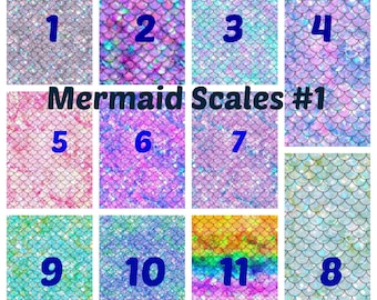 Printed Vinyl, Mermaid Scales 1, Pattern Vinyl, Adhesive Vinyl, HTV Vinyl, Heat Transfer Vinyl, Outdoor Vinyl, Mermaid, Iron On Vinyl, Decal