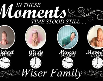 In These Moments Time Stood Still Family Poster