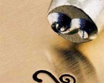 Metal Design Stamp By Impressart 3mm Flourish J
