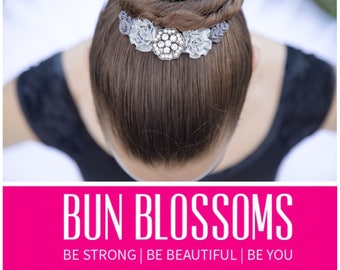 Bun Blossoms "Moonstone" Bun Pin
