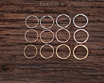 Cartilage Hoop Small Hoop Earring Helix Hoop Tiny Hoop Earring Cartilage Piercing Helix Piercing Rose Gold Silver 22g 20g 18g 16g