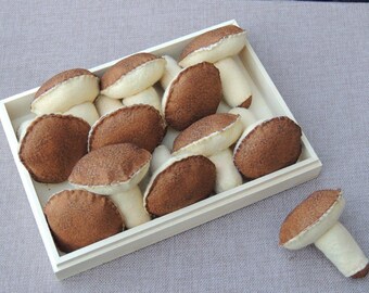 FELT mushroom - Dinette child - my little vegetable market