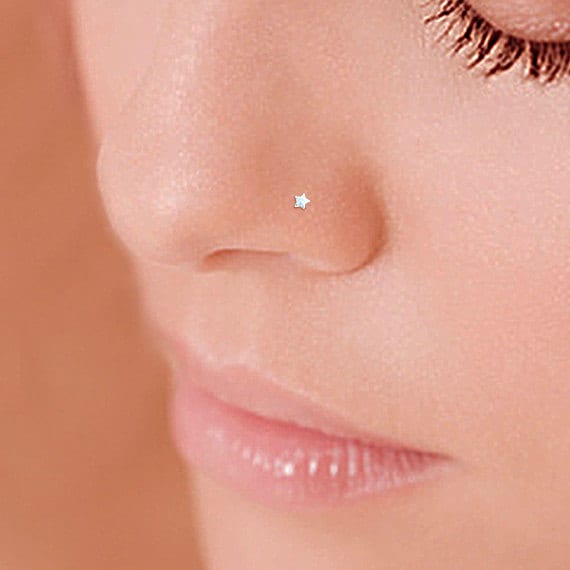 Star Nose Stud Tiny Nose Stud Small Nose Stud Nose Ring