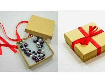 Gift Box - Add a Gift Box & Ribbon to any Polka Dot Drawer Jewelry Purchase