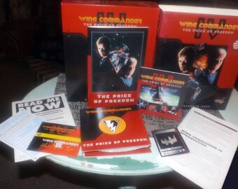 Vintage (c.1996) Wing Commander IV: The Price of Freedom computer | joystick game published by Origin Systems | Electronic Arts. Complete.