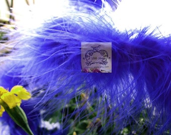 Dark Royal Blue Marabou Boa Feathers