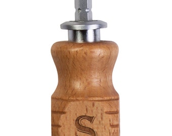 Personalized Wooden Screwdriver,Custom Screwdriver,Personalized Father’s Day Gift,Personalized Multi-Bit Screwdriver,Engraved Multi-Bit