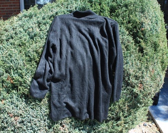 Black Turtleneck Tunic - One-Size