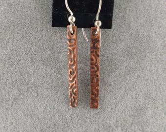 Copper/Sterling Silver Earrings