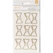 Bow Gold Paper Clips, jumbo size bowtie, planner accessories, page bookmarks, planner decorating, organizing, American Crafts (370825)