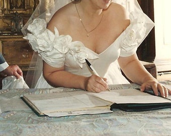 custom made wedding dress