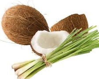 Coconut Lemongrass Premium Fragrance Oil Available In Several Sizes