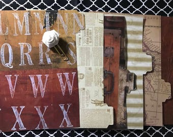 Planner divider a5 set with planner clip.