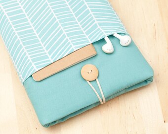 Samsung Galaxy Tab sleeve cover, Galaxy Tab S2 case / Note 8.0 / Galaxy Tab 4 / Galaxy Tab 3 7.0 / Galaxy Tab Pro 12.2 - sea lines -