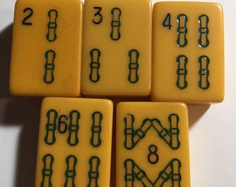 Vintage Bakelite Mahjong Tiles - sold individually