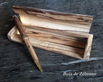 Pen and exotic wood case
