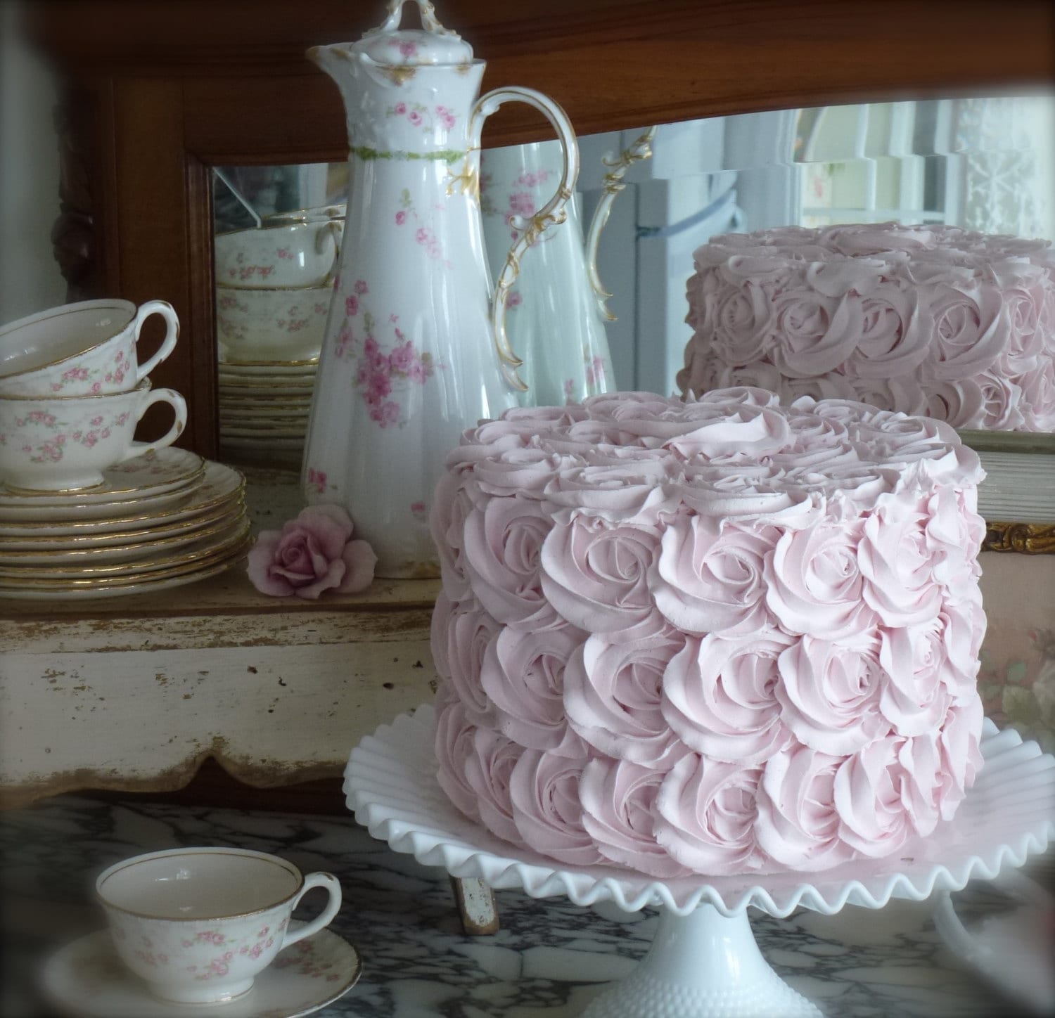 Fake Rosette Cake Jumbo Fake Cake Smash Cake Prop First