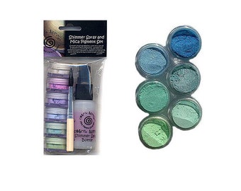 Mica Pigment Powders from England - Cosmic Shimmer - for Polymer Clay, Paper Crafts, Nail Art etc