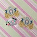 Set of 4 Cindy's Carriage Feltie, Felt Appliques, Felt Embelishment