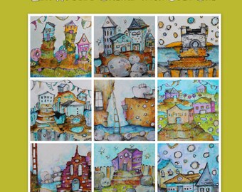 Online Workshop E-Course - acrylic painting class with Jodi Ohl