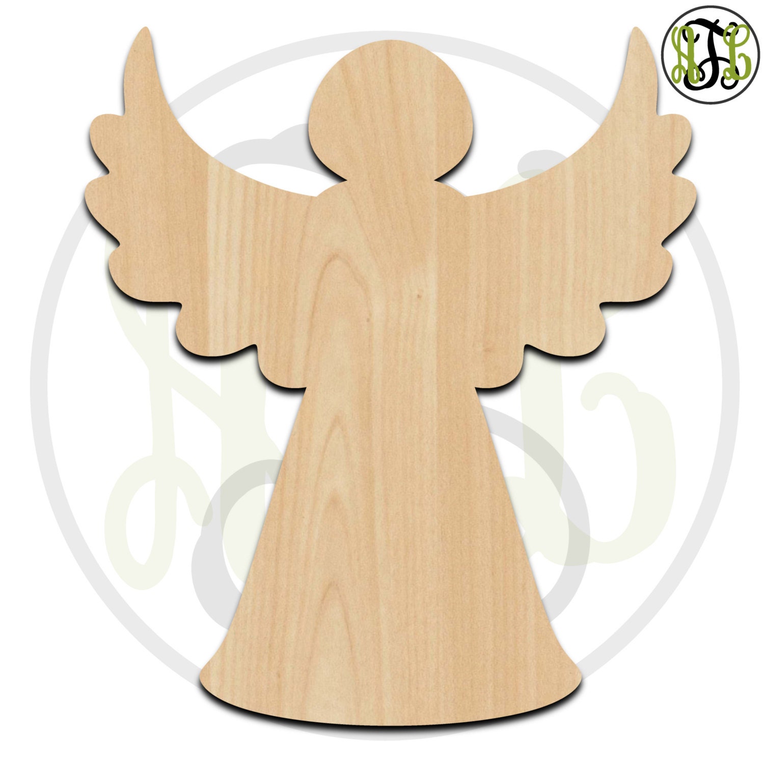 h wooden door hanger unfinished Angel 180035  Christmas  Cutout, Holiday Tree