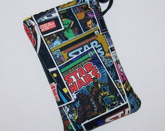 Pipe Pouch, Pipe Bag, Star Wars Comic, Pipe Case, Padded Pouch, 420, Smoke Bag, Padded Bag, Nerd Gift, Cannabis, Stoner Gift - 5" DRAWSTRING
