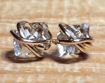 Herkimer Diamond Stud, Herkimer Diamond Studs, Herkimer Diamond Earrings, Herkimer Earrings, Herkimer Studs, Stud Earrings, Gifts for Her