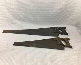 Vintage Warranted Superior Hand Saws - By the Piece, FREE SHIPPING!