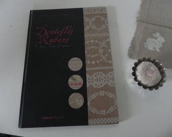 Lace and ribbons: embroidery