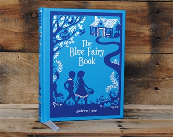 Book Safe - The Blue Fairy Book - Leather Bound Hollow Book Safe